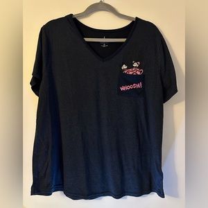 Disney Parks Mickey & Minnie Teacups Polka Dot Women's Tee Shirt XXL